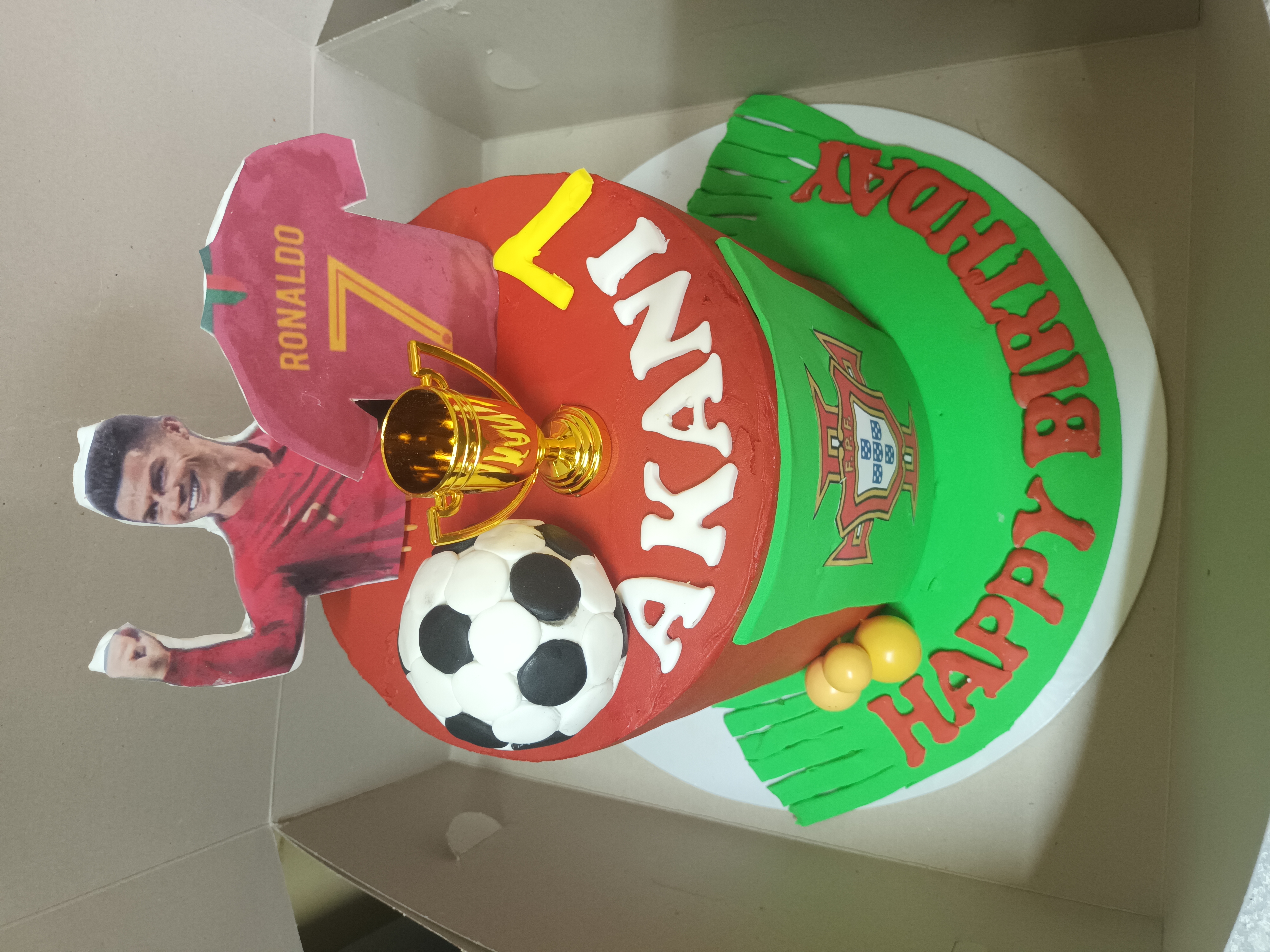 Ronaldo Soccer Cake